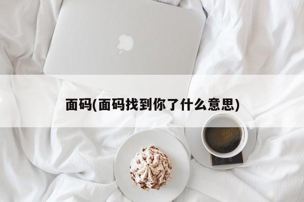 面码(面码找到你了什么意思)