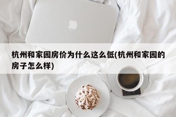 杭州和家园房价为什么这么低(杭州和家园的房子怎么样)