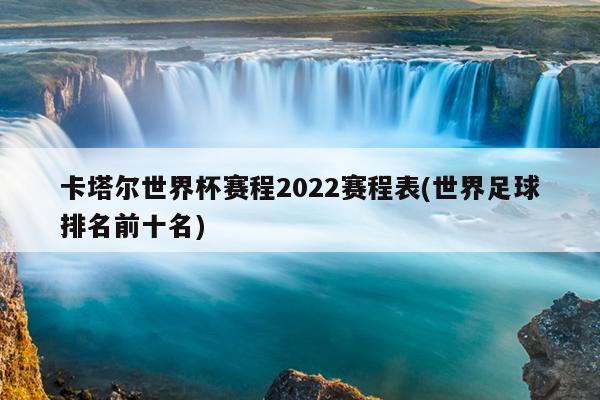 卡塔尔世界杯赛程2022赛程表(世界足球排名前十名)