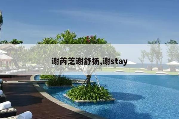 谢芮芝谢舒扬,谢stay