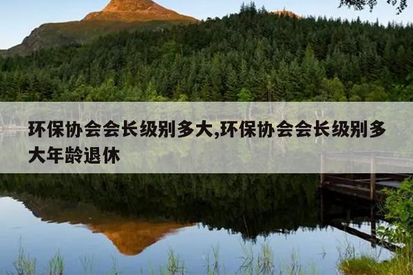 环保协会会长级别多大,环保协会会长级别多大年龄退休